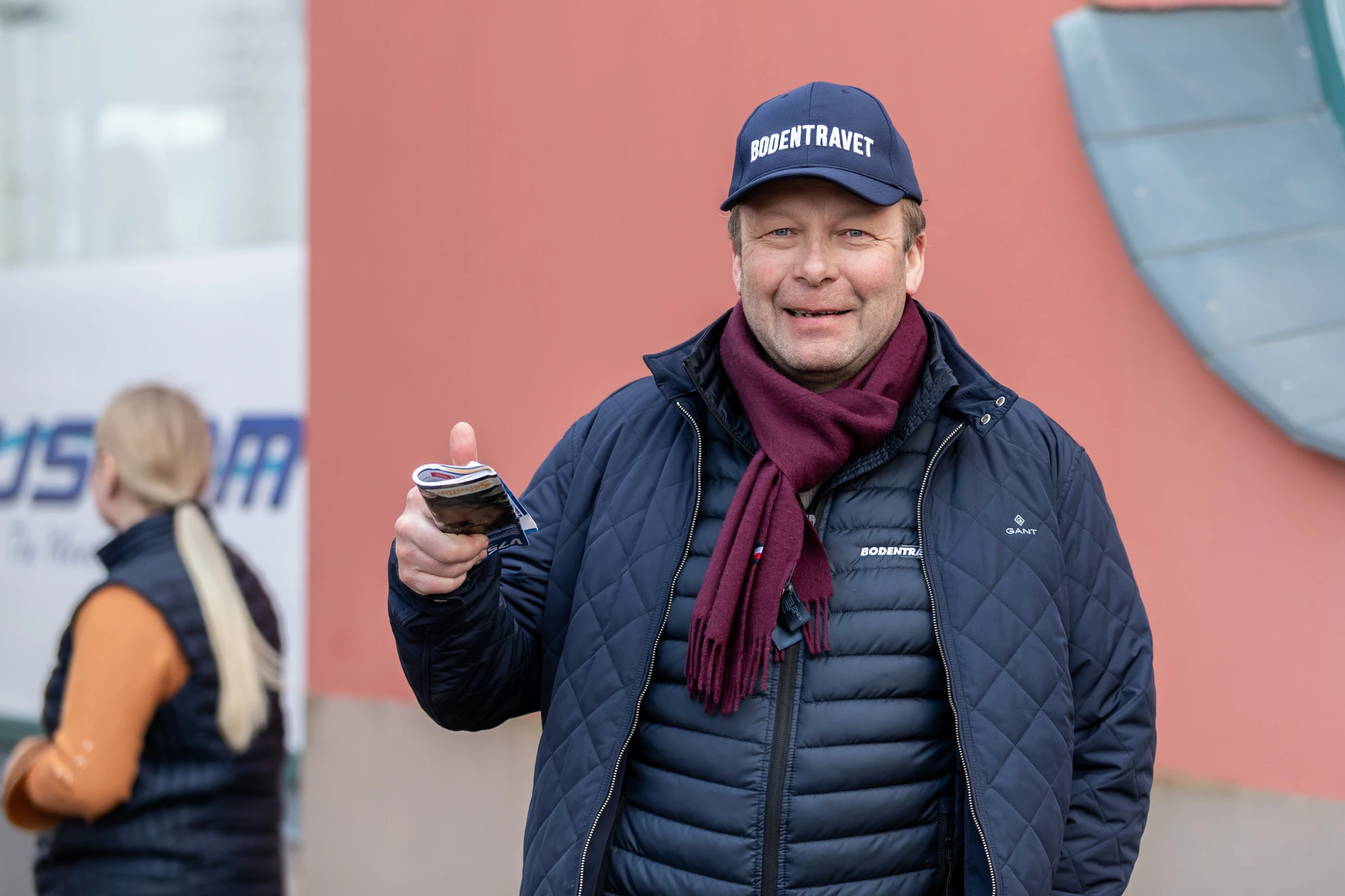 Petri Salmela tränar Lilium Sisu som tävlar i söndagens semifinaler av Breeders' Crown. Foto: Lena Emmoth, TR Bild