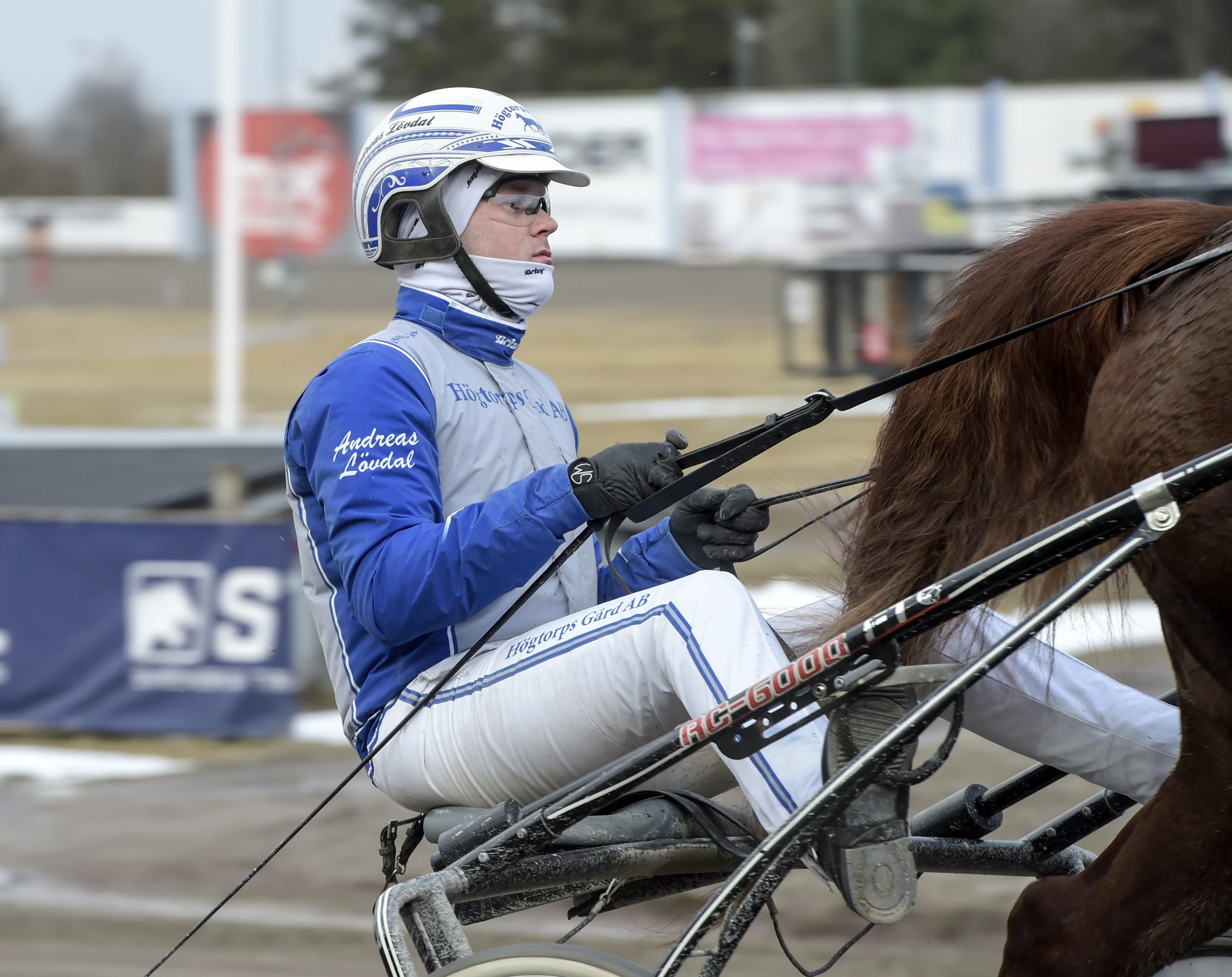 Andreas Lövdal har fem hästar med i söndagens omgång på GS75. Foto: Lars Jakobsson/TR Bild