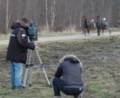 Nästan varje steg som Maharajah tar, bevakas av media. Foto: Travkompaniet